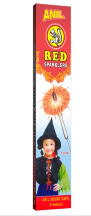 15 CM Red Sparklers